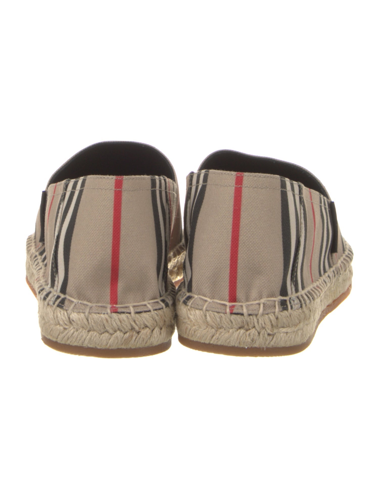 Burberry Canvas Striped Espadrilles